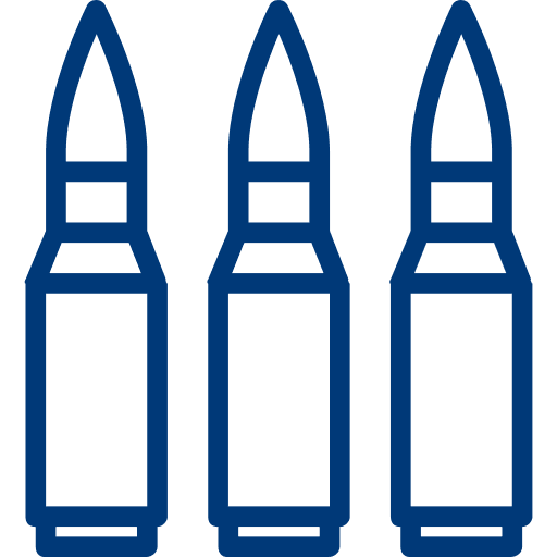 Icon Patronen – Symbol für Waffen und Munition