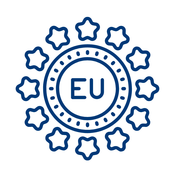 EU-Symbol mit Sternenkranz - Visum Norwegen: EU/EWR-Bürger