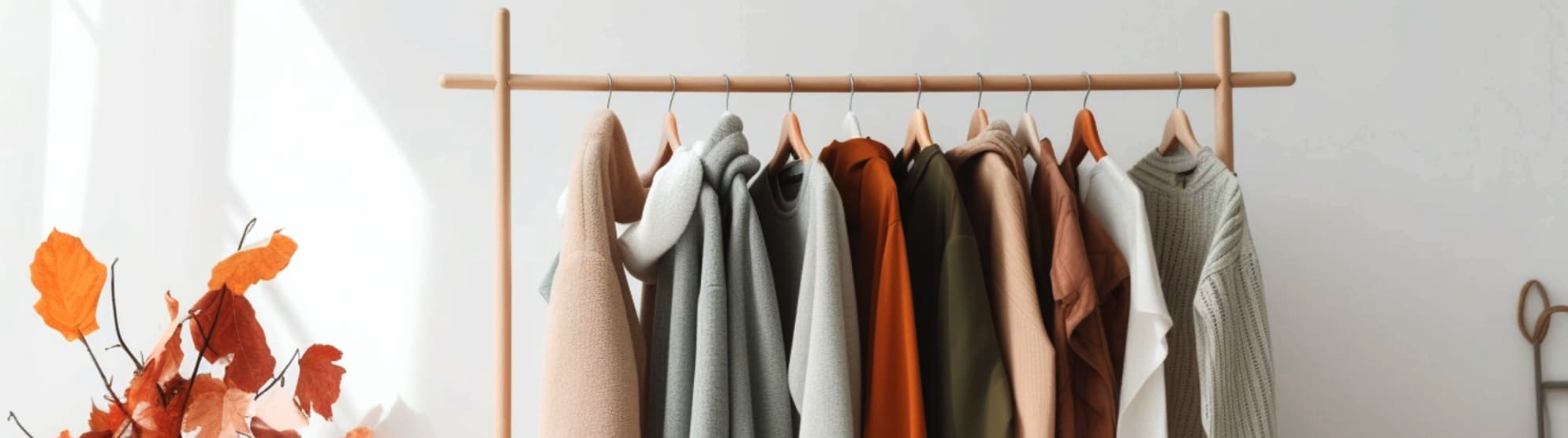 Sorted, wrinkle-free clothes on a garment rack, ready for secure transport in a wardrobe box during relocation.