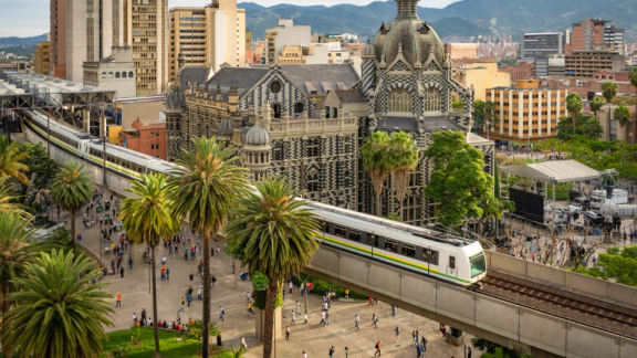 Aerial view of Bogotá – the economy in Colombia