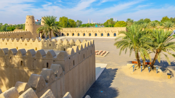 Aerial view of Al Ain, one of the highlights of the UAE