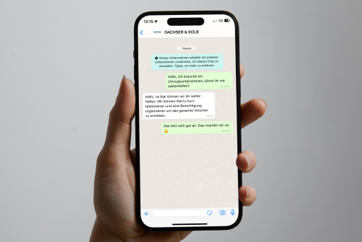 DACHSER &KOLB: WhatsApp-Kundensupport