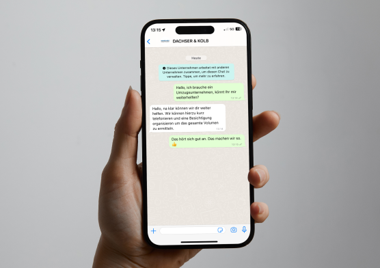 DACHSER &KOLB: WhatsApp-Kundensupport