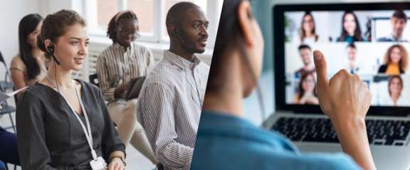 Intercultural training for expats with headsets on-site and virtually – relocation service for expats.