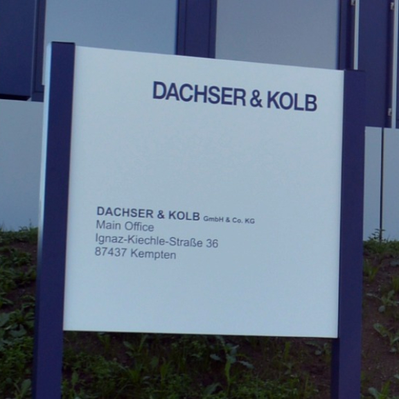The DACHSER & KOLB office building and headquarters on Ignaz-Kiechle-Straße in Kempten, Allgäu.
